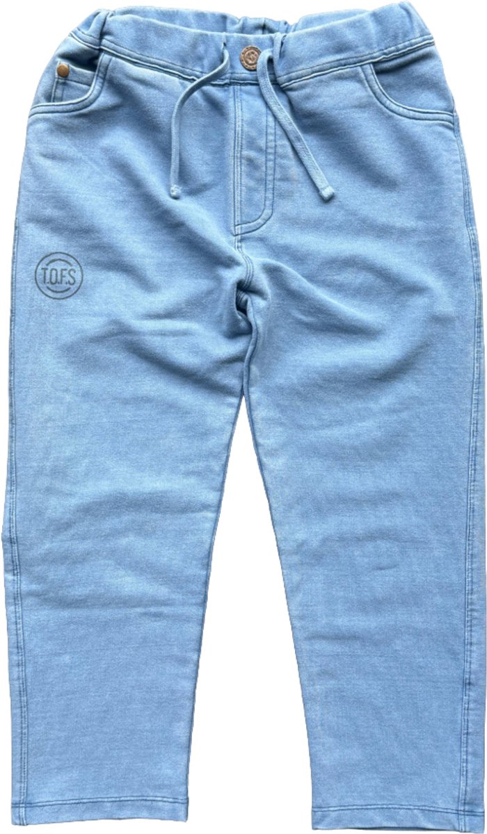 T.O.F.S. Jongens jogger broek denim look – maat 110/116