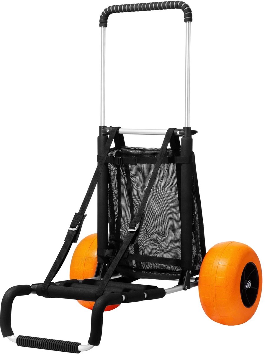 Cellista - Strandkar met Grote Wielen - Opvouwbare Strandtrolley - Strandtransportkar 75 kg - Strand Dolly voor Zand