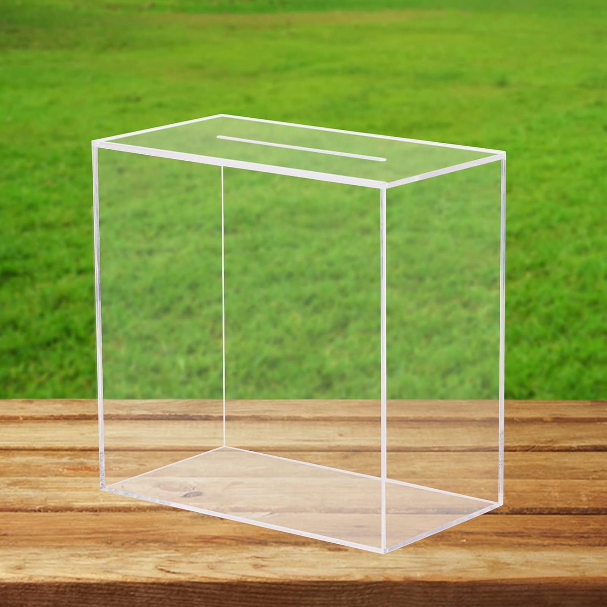 Grote Doorzichtige Acryl Cadeaubox Kaartendoos Spaarpot voor Feesten en Evenementen