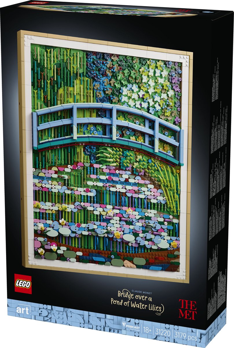 LEGO® Art Claude Monet – Brug over een Vijver met Waterlelies 31220 – foto 5