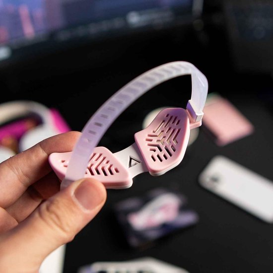 Ergonomische Gaming Polssteun Groot - Anti-Vermoeidheid Voor Computermuizen - Grijze Silicium Polssteun van Merkloos — afbeelding 2