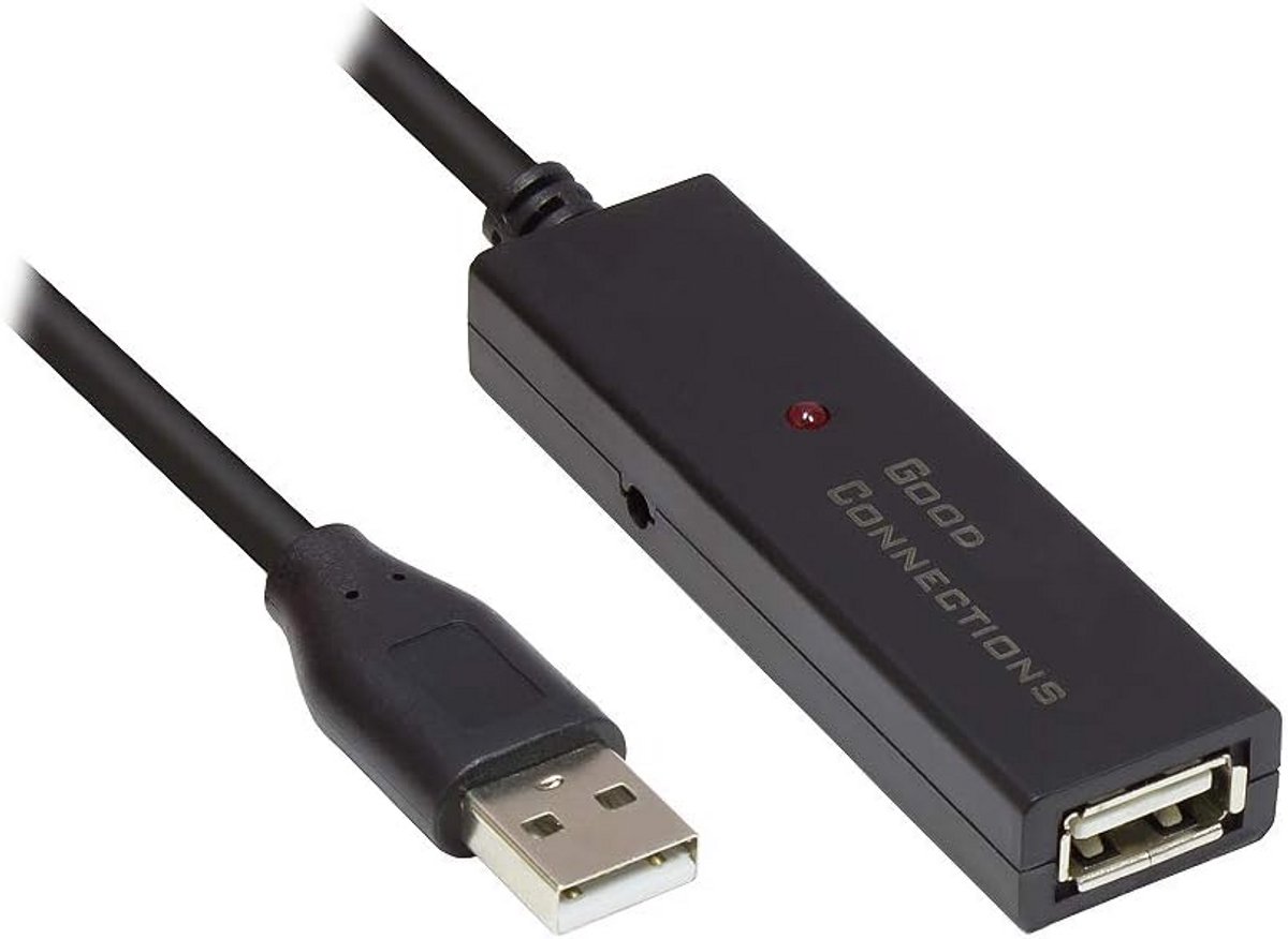 Actieve USB 2.0 Verlengkabell met Signaalversterker - 5 Meter