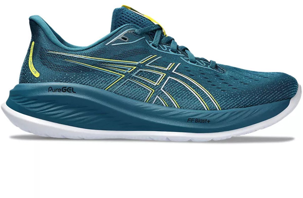 Asics Gel-Cumulus 26 - Hardloopschoen - Blauw/Geel - Maat 47 Heren