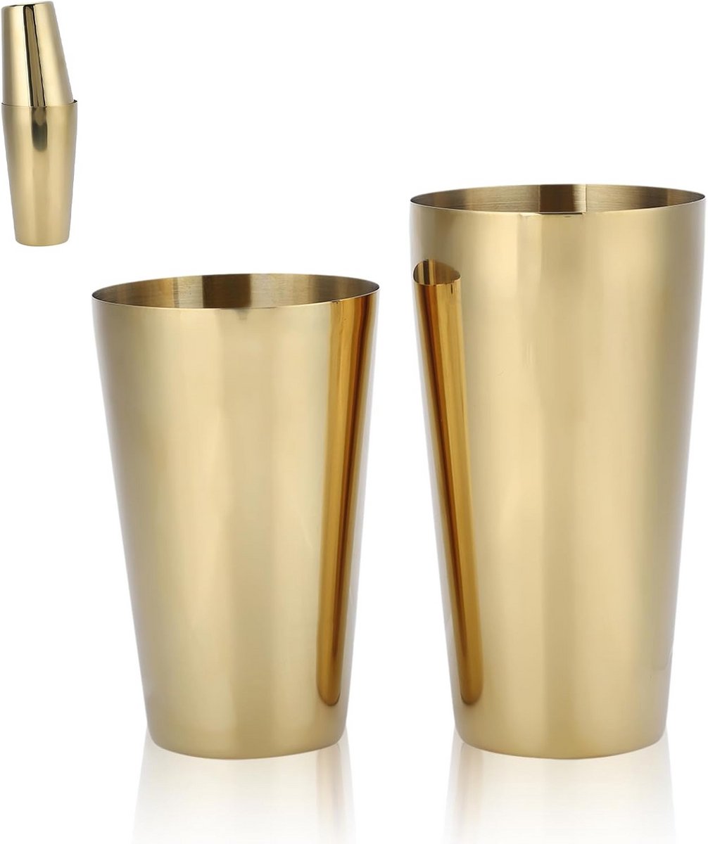 RVS Boston Cocktailshaker Set 17oz en 26oz voor Professioneel en Thuis Bartending