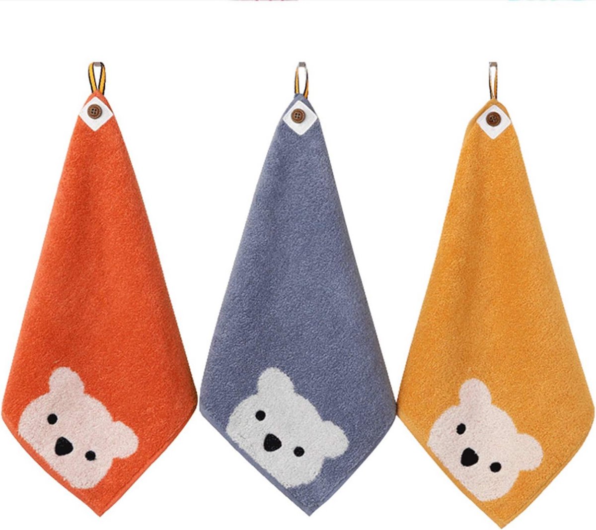 3 Stuks Premium Katoenen Washingtondoekjes voor Baby en Kinderen - Zacht en Absorberend