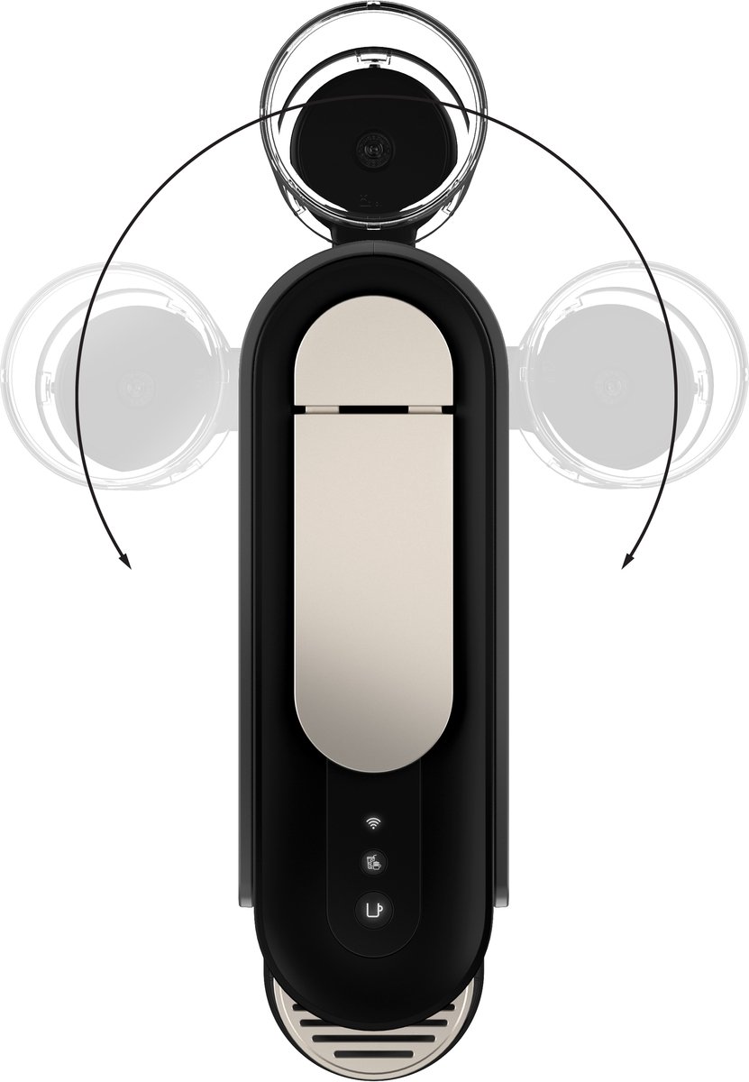 De'Longhi Nespresso Vertuo Up ENV200.GY - KoffieCupmachine - 1.4 L - Snel Opgewarmd - Antraciet thumbnail 7