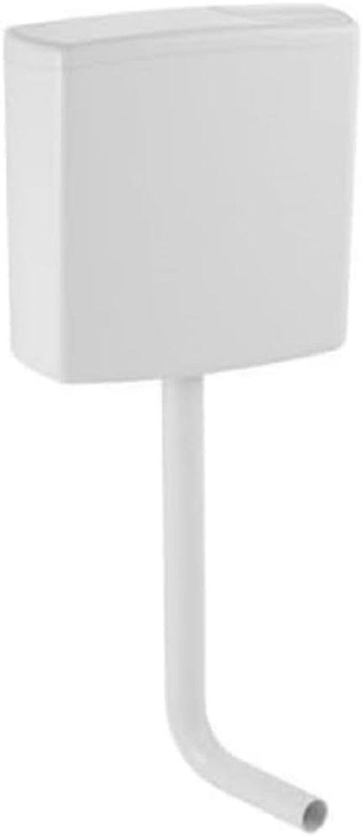 Wandcloset Spoelbak Halfhoog Met 2 Hoeveelheden Spoeling Wit