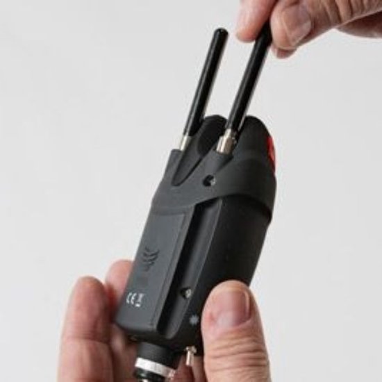 EXC ELITE 3 Bite Alarm Set - 3+1 Beetmelder set voor Karpervissen - Inclusief Ontvanger en schroefbare Snag Ears van Merkloos — afbeelding 2