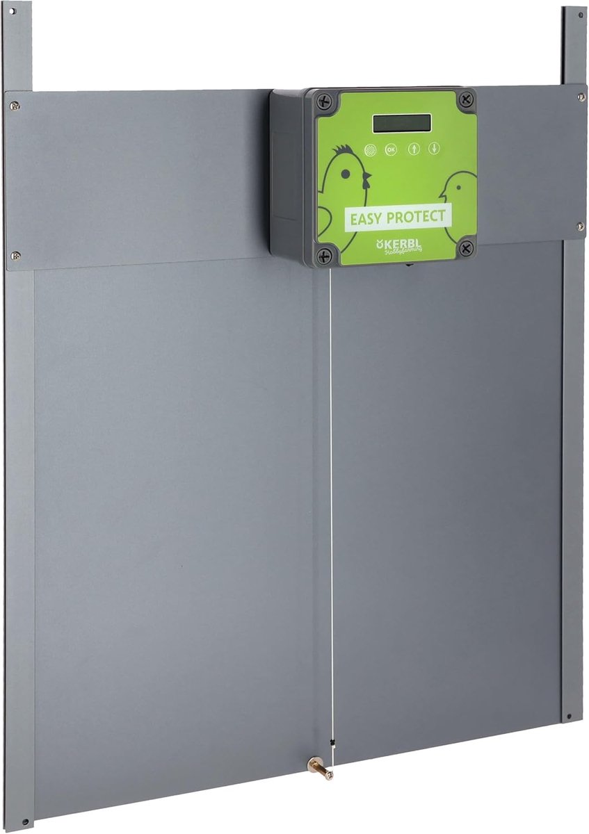 Automatische Kippendeur voor Stallen met Tijdschakelaar – Veilige Vierkante Opening 40x35 cm