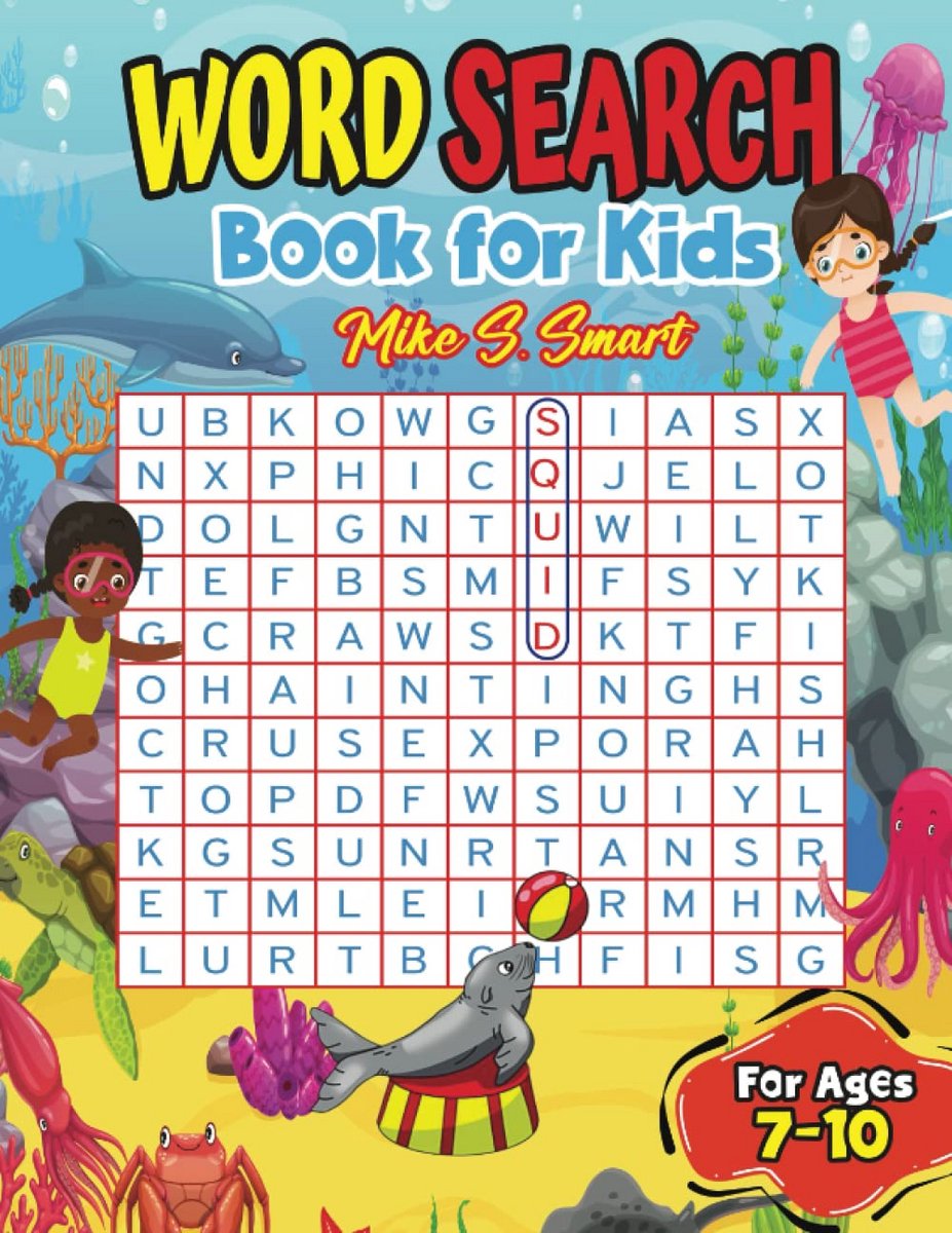 Woordzoek Puzzelboek voor Kinderen van 6 tot 10 Jaar - Educatief en Plezier