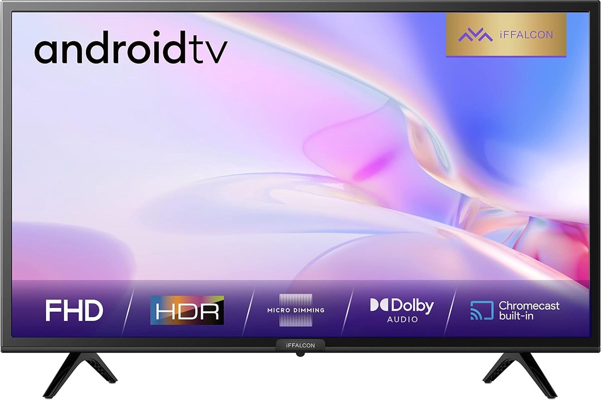 32 inch Smart TV HD met Android TV, HDR en Triple Tuner