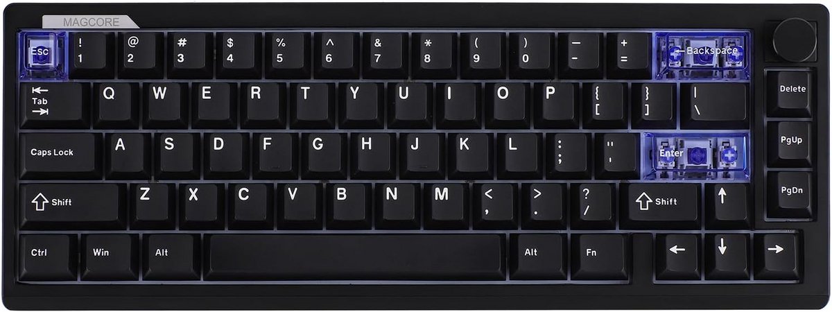 Draadloos 65% Mechanisch Gaming Toetsenbord met Hot-Swap en RGB Verlichting