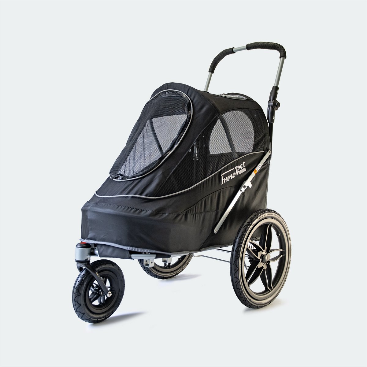 InnoPet Hondenfietskar Sporty EVR - Anti-Lek Banden - Fietsstang inbegrepen - Zwart