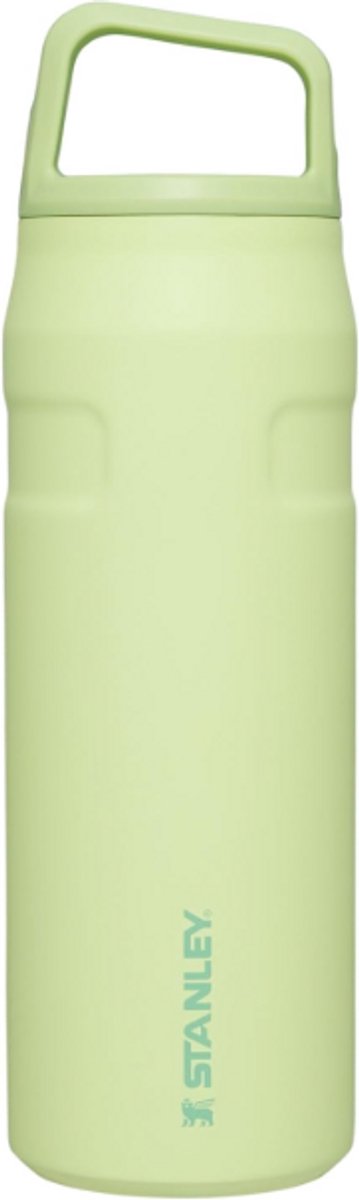Stanley IceFlow Waterfles 24oz (Citron) | Draagbare, Lekvrije & Geïsoleerde RVS Fles | Wide Mouth Twist Lid | Lichtgewicht voor Sport & Reizen | BPA-vrij