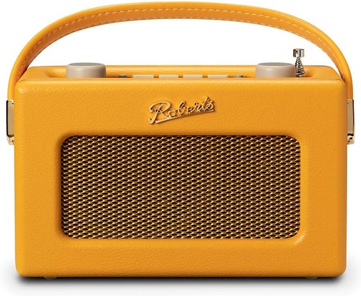 Draagbare DAB+ FM Radio met Bluetooth en Vintage Design - Compact en Stijlvol