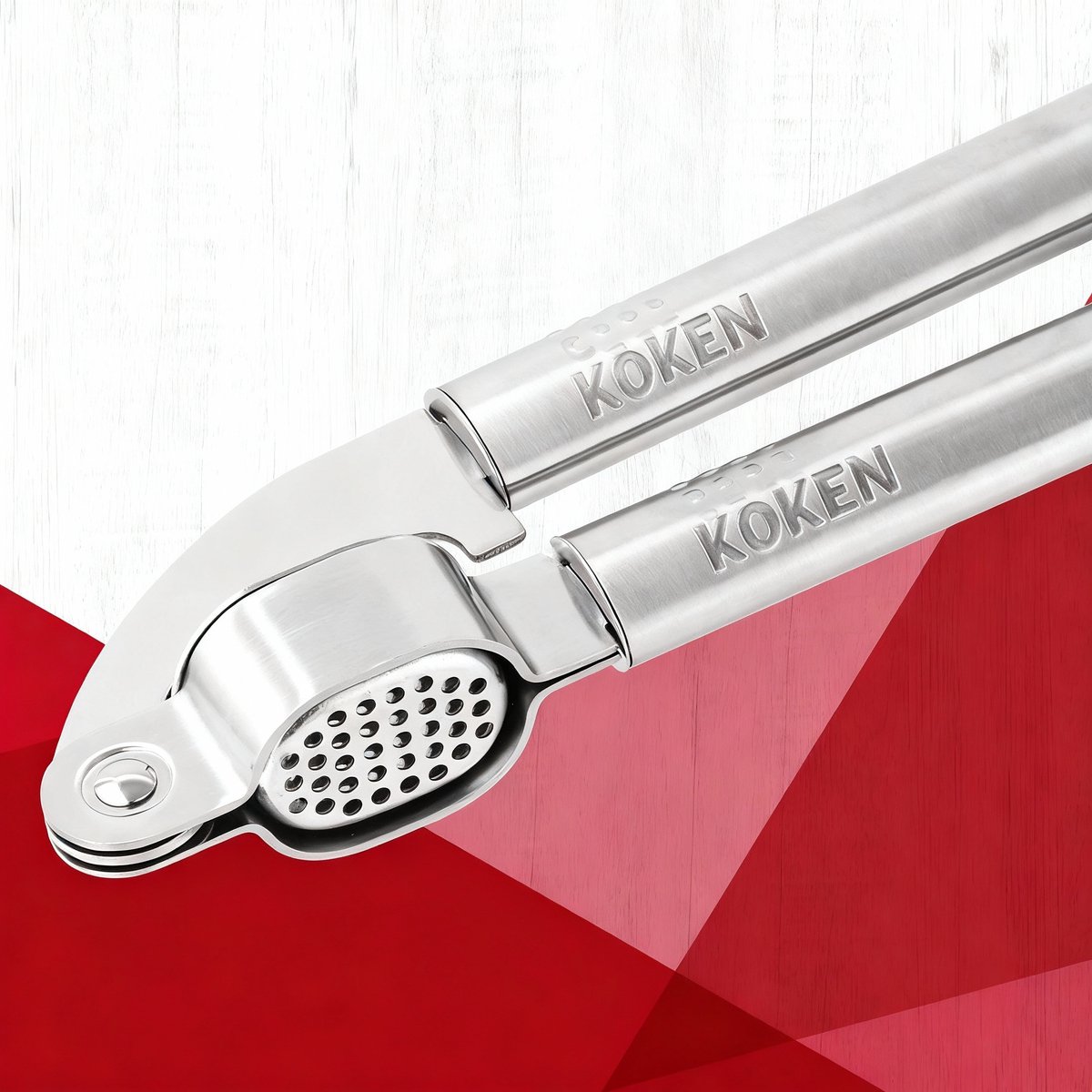 Knoflookpers RVS Fackelmann Ovaal