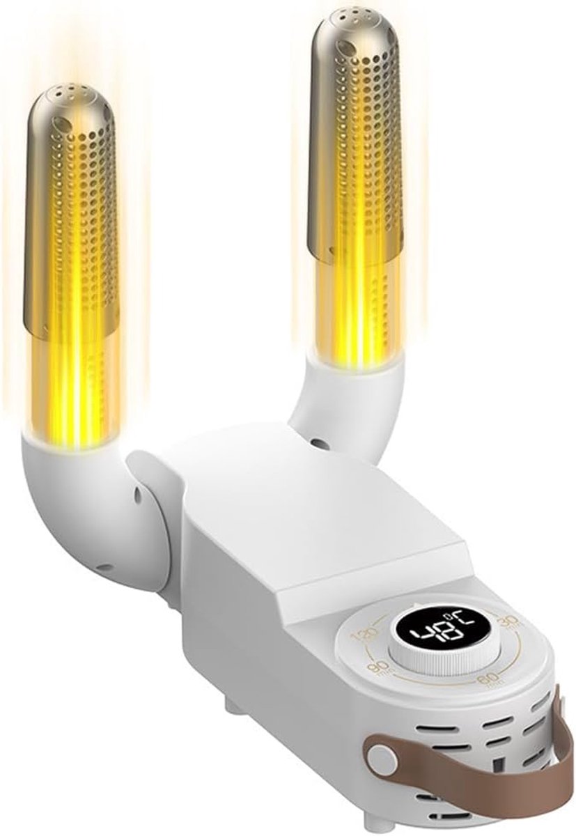 Elektrische Schoenendroger met Timer (0-120 min), UV Sanitizing en Opvouwbaar