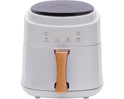 DYNA® Mini Airfryer - Airfryer - Heteluchtfriteuse - Compact - Wit - ‎26cm x 25cm x 30cm