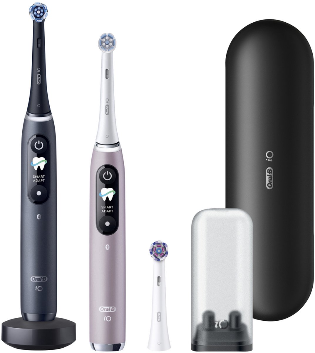 Oral-B iO 9 Elektrische Tandenborstel Duopack Roze/Zwart - afbeelding 2