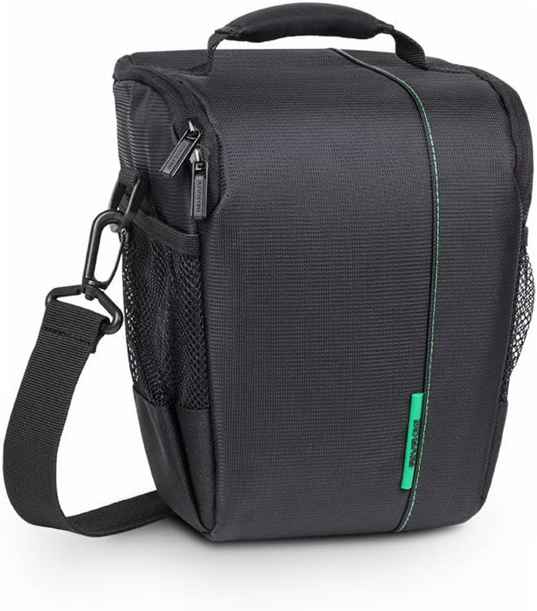 Spiegelreflexcameratas Zwart - Compacte DSLR Cameratas met Verstelbare Vakken en Accessoirevakken