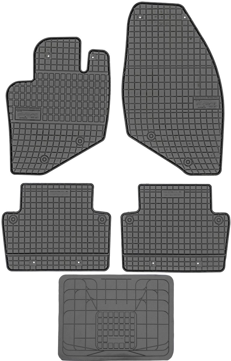 Max-Dywanik Frogum - Volvo S60 - Zwart - Waterbestendig - 2001-2009