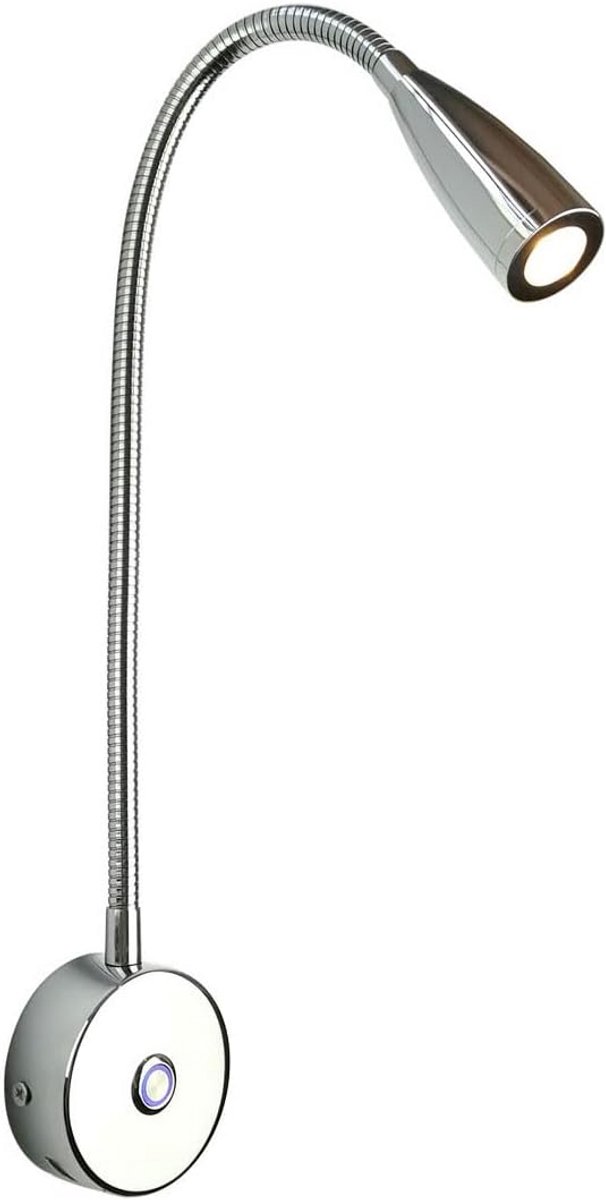 Flexibele LED Leeslamp Wandmodel met USB-Oplaadpoort - Dimbaar en Warmwit Licht