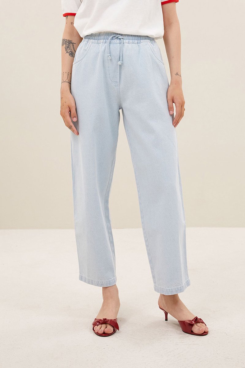 26218025 sol bleached denim pants