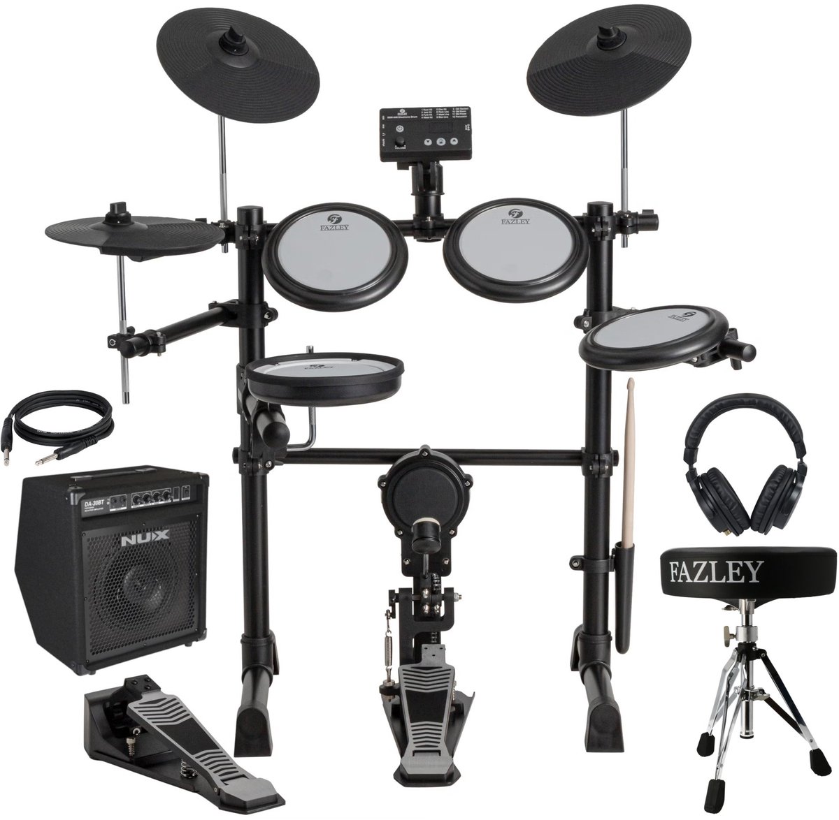 Fazley DDK-040 elektronisch drumstel starterset deluxe