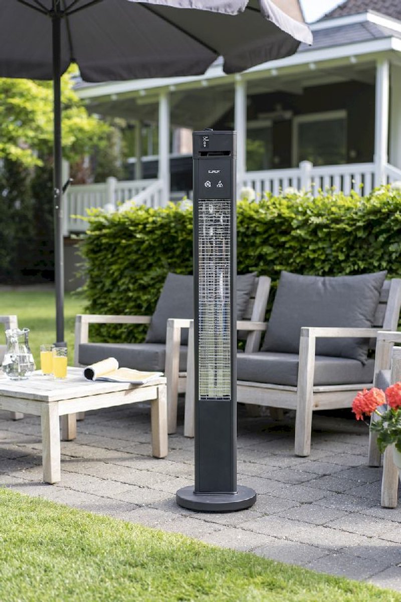 Eurom - Q-tower 2000 RCD - Terrasverwarmer - Eurom - Kunststof - Zwart - Afstandsbediening – foto 6