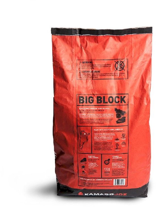 Kamado Joe - Big Blocks - Houtskool / maximum 25 kg per bestelling