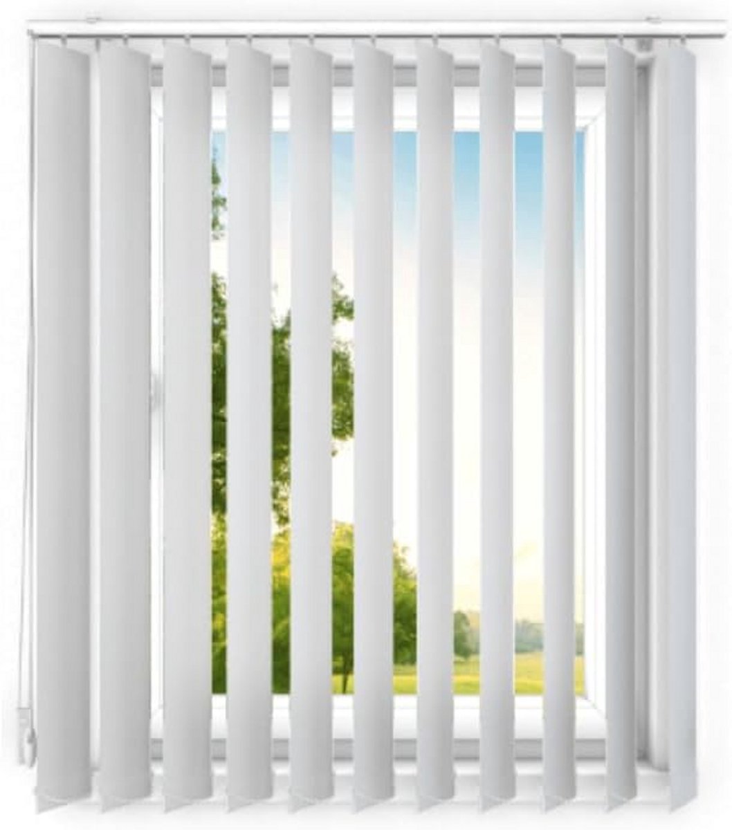Verticale Jaloezieën - Verduisterend - Voor Kantoor en Woonruimtes - 140x210 cm - Grijsbei