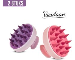 Vardaan® Massage borstel - Hoofdhuid borstel - Scalp Massager - Shampoo Brush - Scalp Brush - Stimuleert haargroei - 2 stuks - Vardaan Hoofd massage borstel: Ontspan, Verjong & Bevorder Haargroei