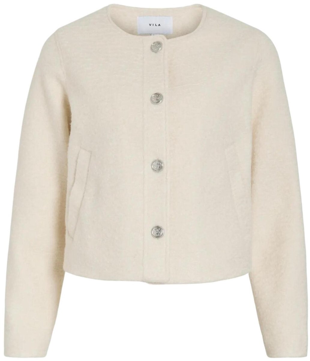 Vila Vest Vilynne L/s Short Jacket/tes 14115084 Birch Dames Maat - W34