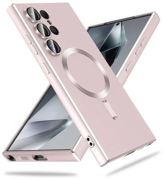 Étui Casemania Adapté pour Samsung Galaxy S26 Ultra - Or Rose - Coque Arrière Silicone Mat - Compatible avec MagSafe