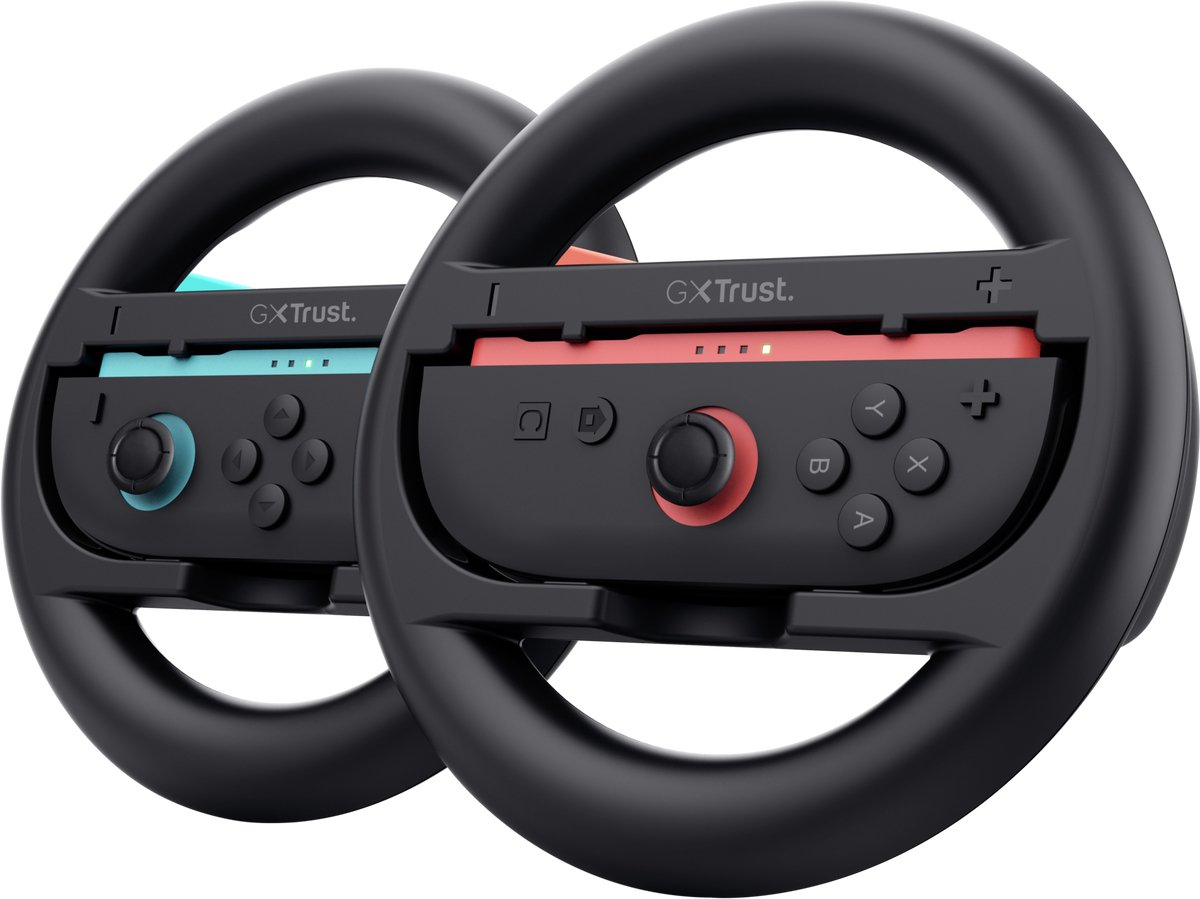 Trust GXT 1257 Joy-Con-racesturen - Voor Nintendo Switch 2 - Set van 2 - Zwart