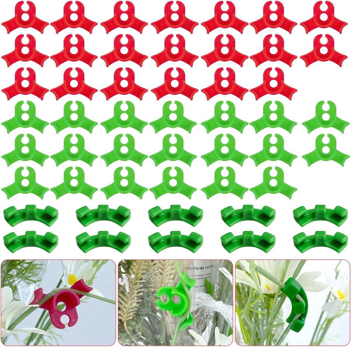 Famanu – Plantenbuigers - 90 graden lage stress trainingsclips - plantentrainer voor lage belasting - plantenclips voor het buigen van wortelstokken en het veranderen van de groeirichting
