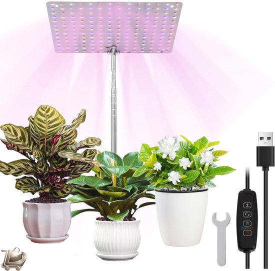 LED Kweeklamp voor Planten - Full Spectrum Groeilamp - Binnenplanten Verlichting -...