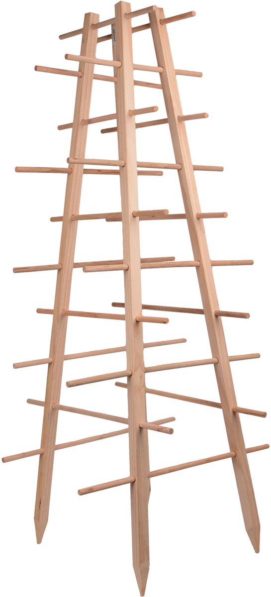 UNUS® Klimpiramide planten voor klimplanten hout 143,5 cm naturel