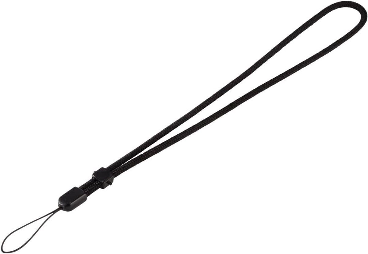 Polsband Textiel - Camera Draagband - Apparaat Beveiligen - Robuust Materiaal - 22 cm Lengte - Zwart