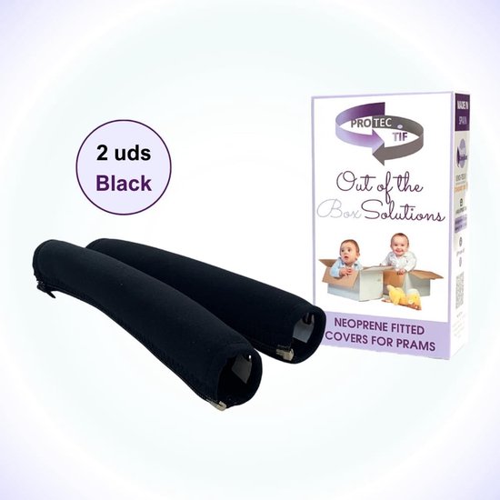 Handmoffen - Kinderwagen Mof - Wandelwagen Accessoire - Waterafstotend Neopreen - 2 Stuks - Zwart — afbeelding 4