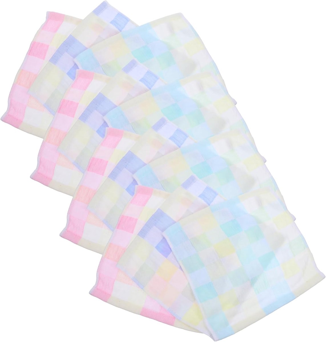 Washandjes Katoen - Boerendoekjes Spuugdoekjes - Babyverzorging - Sterk Absorberend - 25x25cm - Gemengde Kleuren