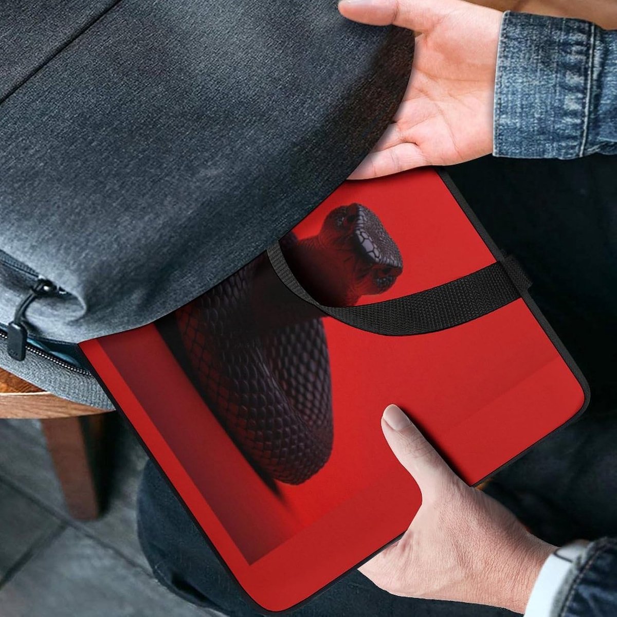 Laptop Tas - Laptoptas Schoudertas - Zakelijk Reizen - Waterdicht Duikmateriaal - 17 inch - Wit