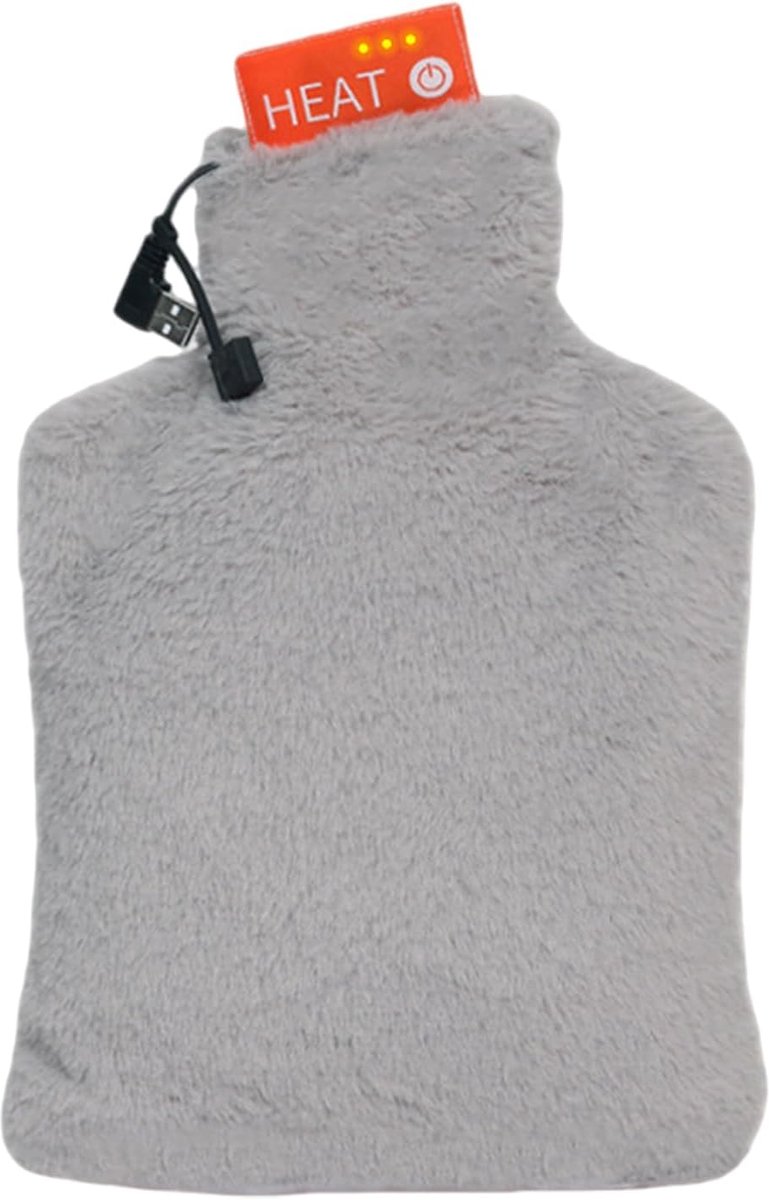 Warmwaterkussen - Verwarmingsfles - Winterse Warmte - Instelbare Temperatuur - 20 x 29 cm