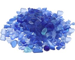 Aquarium Grind - Decoratieve Stenen - Aquarium Decoratie - Natuurlijk Gepolijst - 500 Gram - Zwart