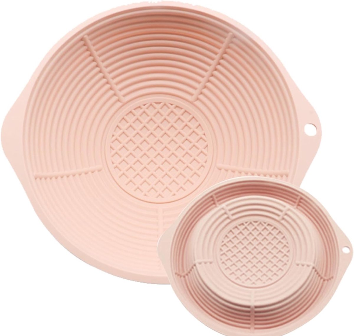 Gezichts IJsschaal - Koudetherapie Kom - Huidverzorging Thuis - Opvouwbaar Siliconen Ontwerp - 19.5cm Breed - Roze