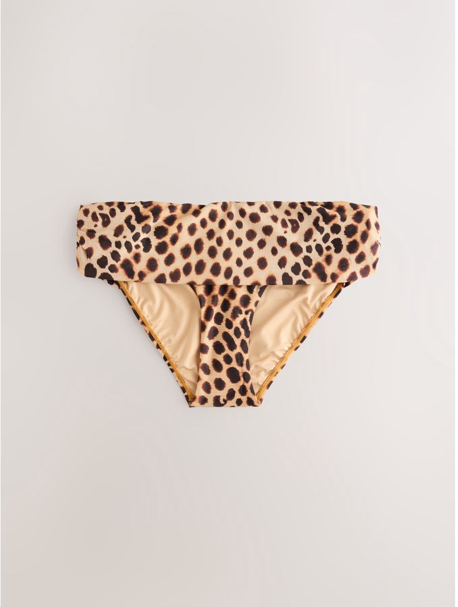 Next Dames - Bikini broekje met print - Dierenprint Brown Leopard Print