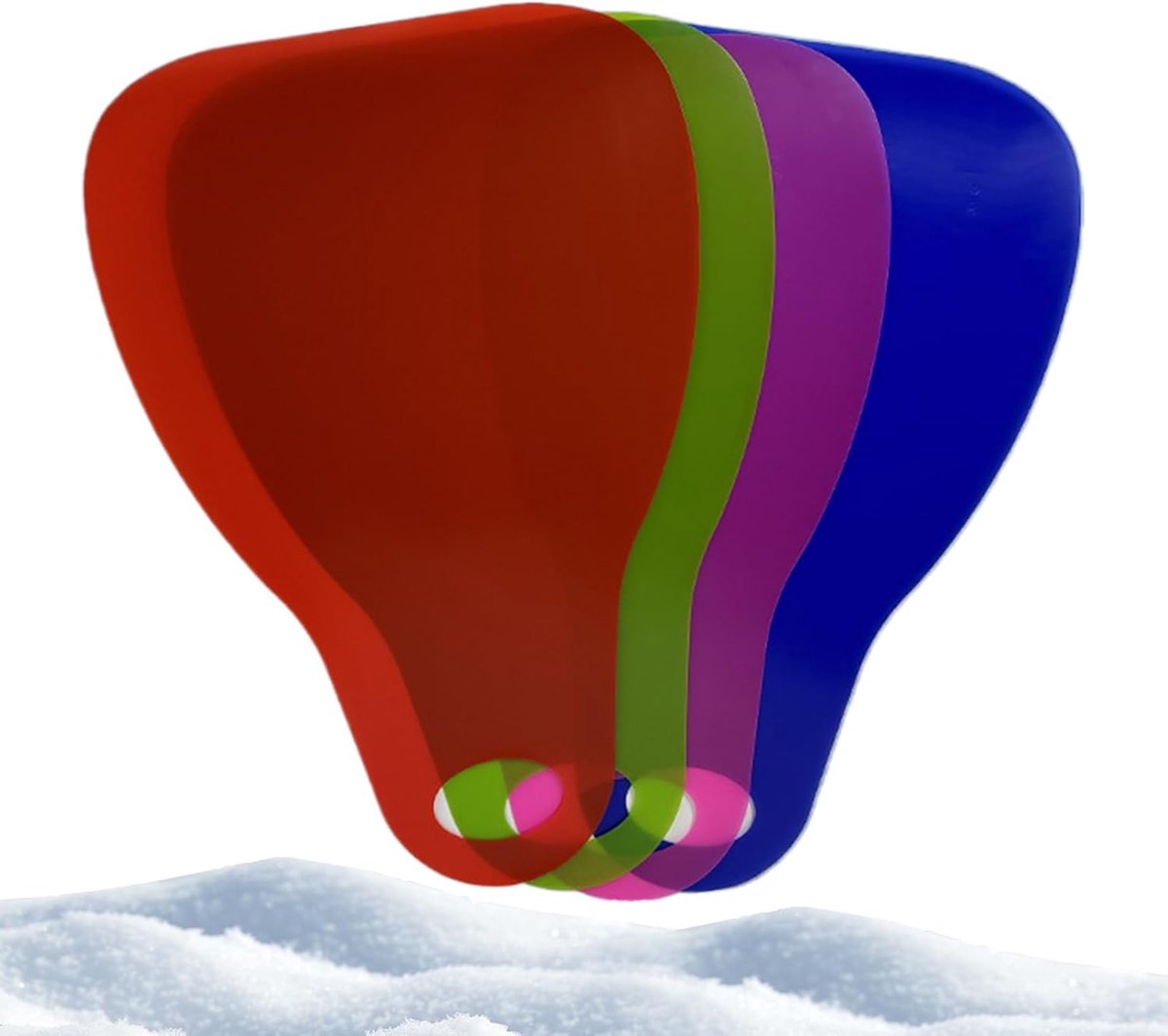 Slee Plank - Winter Board - Heuvel Af Glijden - Opvouwbaar Ontwerp - 45x65cm - Meerkleurig