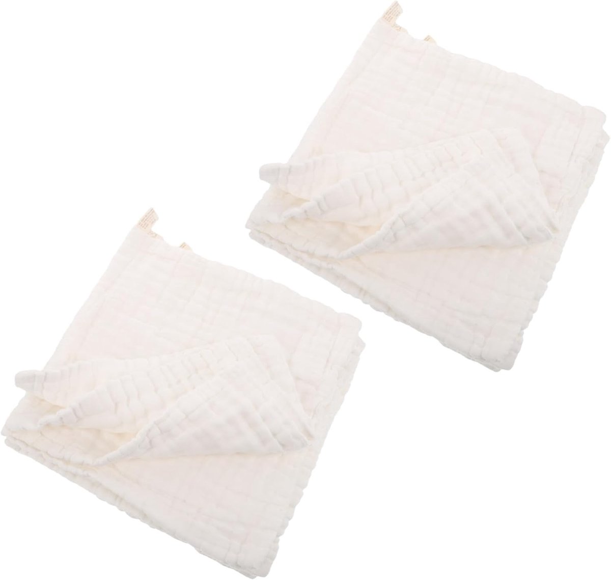 Wasdoeken Katoen - Zachte Doekjes - Baby Verzorging - Zes Laags Absorptie - 27.5x27.5cm - 