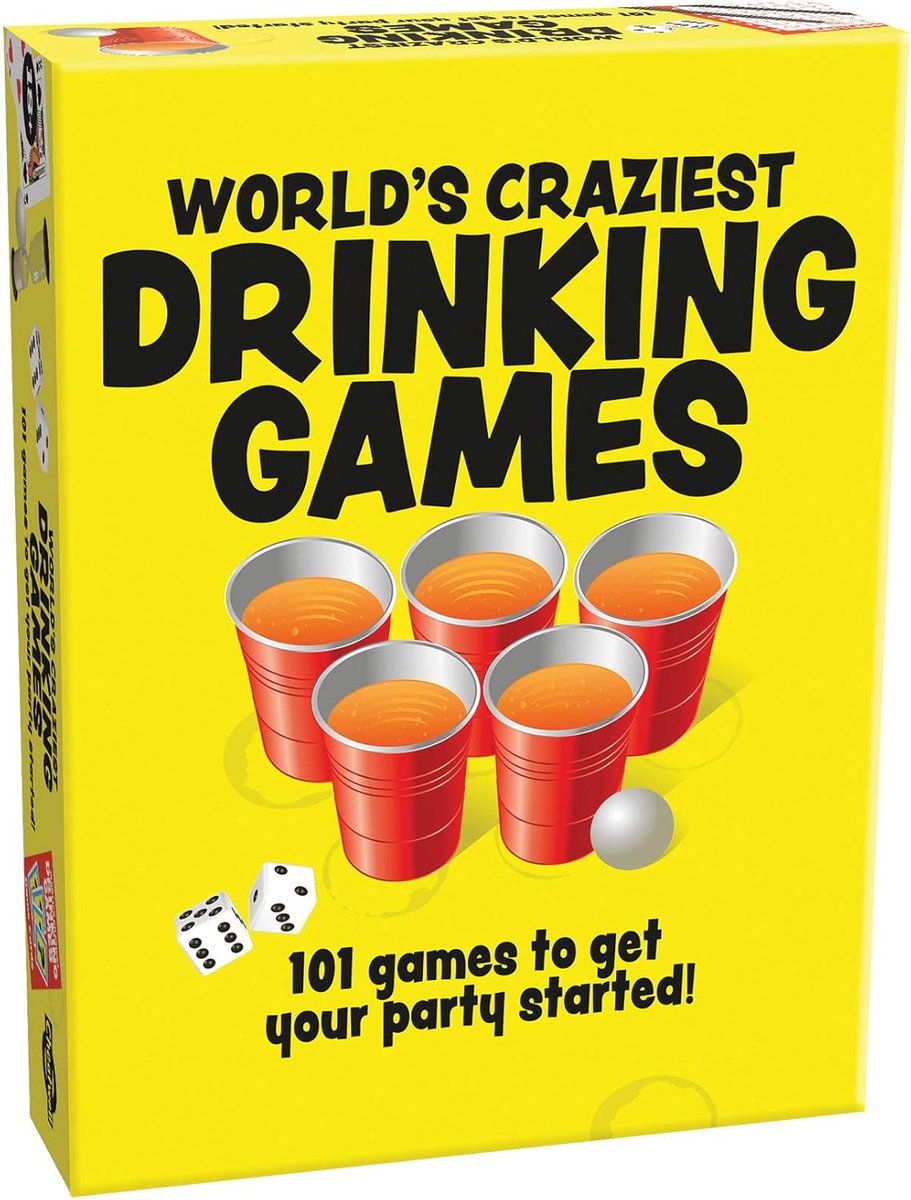Drinkspellen Kaartspel - Feestspelletjes Kaarten - Avond Vullen - Meer Dan 100 Spellen - 16x6x0.1 cm