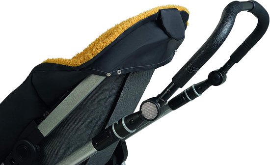 Voetenzak Kinderwagen - Buggy Zak - Winter Comfort - Winddicht Waterafstotend - Mosterd — afbeelding 2